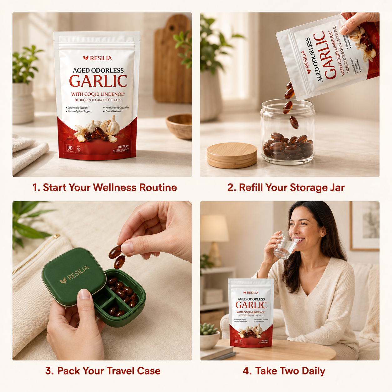 Resilia® Aged Odorless Garlic