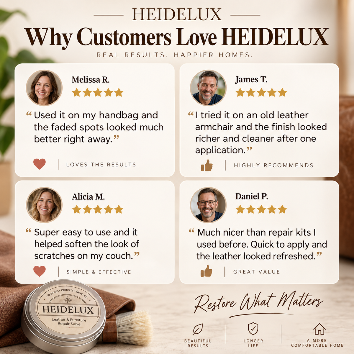Heidelux - Furniture Leather Restoration